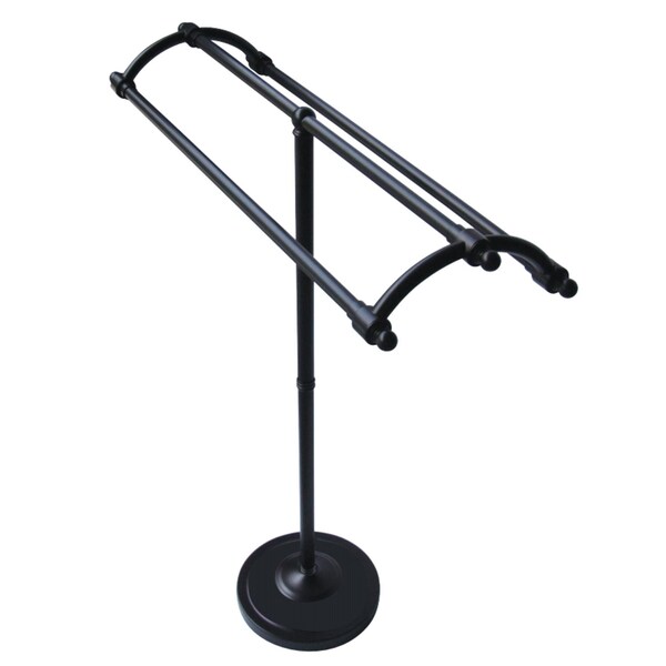 SCC2275 Pedestal Round Plate Towel Rack, Oil Rubbed Bronze